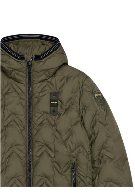 Giubbino bambino verde imbottito BLAUER | PIERVERDE